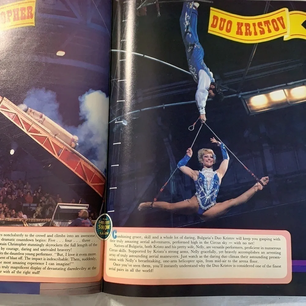 Vintage Ringling Brothers and Barnum and Bailey Circus program 1984 program